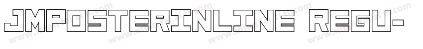 JMPosterInline Regu字体转换